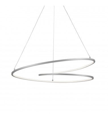  PD11132-AS-Twist 32-in Antique Silver LED Pendant