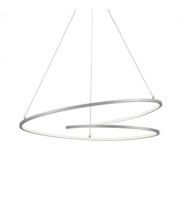 PD11132-AS-UNV-Twist 32-in Antique Silver LED Pendant