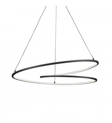 PD11132-BK-Twist 32-in Black LED Pendant