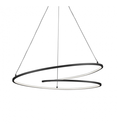 PD11132-BK-UNV-Twist 32-in Black LED Pendant
