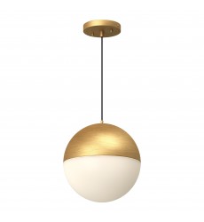  PD11710-BG-5CCT-Monae 10-in Brushed Gold LED Pendant