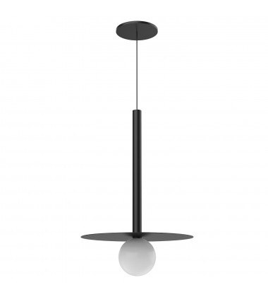  PD15519-BK-Elixir 19-in Black LED Pendant