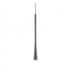  PD15816-BK-Taper 16-in Black LED Pendant