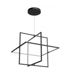  PD16328-BK-Mondrian 28-in Black LED Pendant