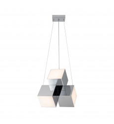  PD20616-CH-UNV-Tetra 11-in Chrome LED Pendant