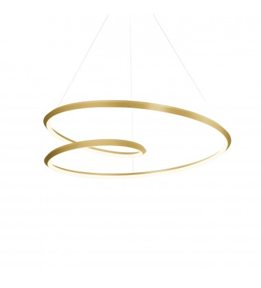  PD22332-BG-Ampersand 32-in Brushed Gold LED Pendant