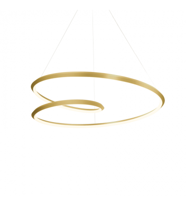 PD22332-BG-UNV-Ampersand 32-in Brushed Gold LED Pendant PD22332-BG-UNV-Ampersand 32-in Brushed Gold LED Pendant