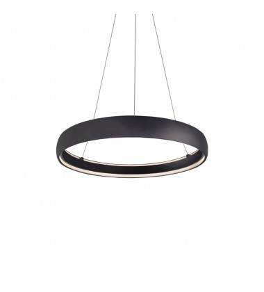  PD22735-BK-Halo 35-in Black LED Pendant