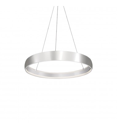  PD22735-BS-Halo 35-in Brushed Silver LED Pendant