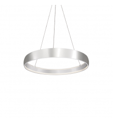 PD22735-BS-UNV-Halo 35-in Brushed Silver LED Pendant