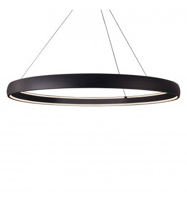 PD22772-BK-Halo 72-in Black LED Pendant PD22772-BK-Halo 72-in Black LED Pendant