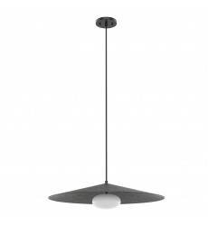  PD22824-GY-Cruz 24-in Felt - Gray LED Pendant