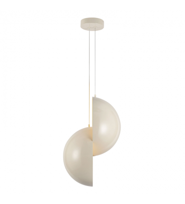 PD23224-PW-Void 24-in Pearl White dimmable LED Pendant