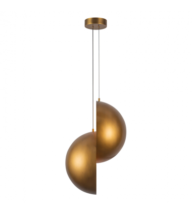 PD23224-VB-Void 24-in Vintage Brass dimmable LED Pendant