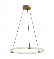  PD24724-BG-Bruni 24-in Brushed Gold LED Pendant