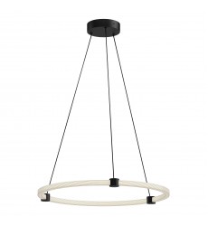  PD24724-BK-Bruni 24-in Black LED Pendant