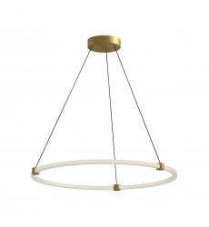  PD24732-BG-Bruni 32-in Brushed Gold LED Pendant