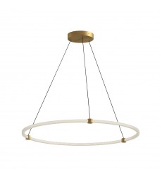  PD24748-BG-Bruni 40-in Brushed Gold LED Pendant