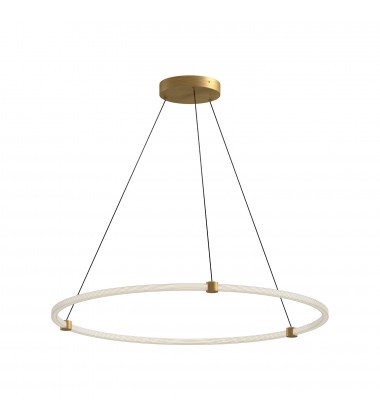  PD24748-BG-Bruni 40-in Brushed Gold LED Pendant