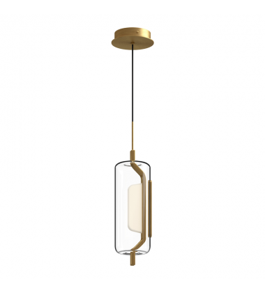 PD28515-BG-UNV-Hilo 5-in Brushed Gold LED Pendant