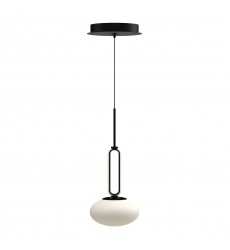  PD29806-BK-Tavira 6-in Black LED Pendant