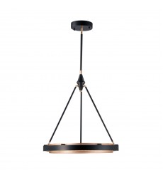 PD302724CBGS-Duo 24-in Classic Black/Gold Shimmer LED Pendant PD302724CBGS-Duo 24-in Classic Black/Gold Shimmer LED Pendant