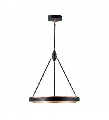  PD302724CBGS-Duo 24-in Classic Black/Gold Shimmer LED Pendant