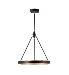 PD302724CBGS-UNV-010-Duo 24-in Classic Black/Gold Shimmer LED Pendant
