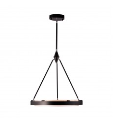 PD302724CBSS-Duo 24-in Classic Black/Silver Shimmer LED Pendant PD302724CBSS-Duo 24-in Classic Black/Silver Shimmer LED Pendant