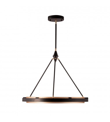 PD302732CBGS-Duo 32-in Classic Black/Gold Shimmer LED Pendant PD302732CBGS-Duo 32-in Classic Black/Gold Shimmer LED Pendant