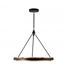 PD302732CBGS-UNV-010-Duo 32-in Classic Black/Gold Shimmer LED Pendant