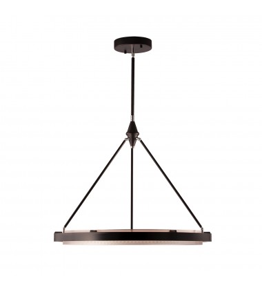 PD302732CBSS-Duo 32-in Classic Black/Silver Shimmer LED Pendant PD302732CBSS-Duo 32-in Classic Black/Silver Shimmer LED Pendant