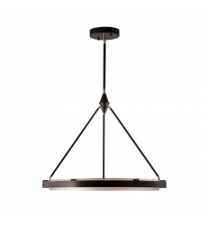 PD302732CBSS-UNV-010-Duo 32-in Classic Black/Silver Shimmer LED Pendant