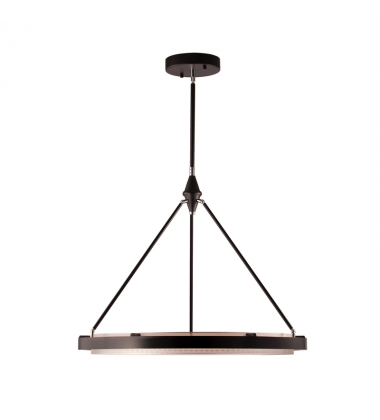 PD302732CBSS-UNV-010-Duo 32-in Classic Black/Silver Shimmer LED Pendant PD302732CBSS-UNV-010-Duo 32-in Classic Black/Silver Shimmer LED Pendant