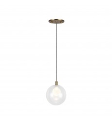  PD3106-BG-Bolla 5-in Brushed Gold LED Pendant