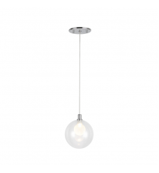 PD3106-BG/SM-Bolla 6-in Chrome LED Pendant