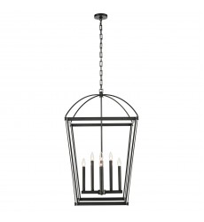  PD312224UB-Manor Urban Bronze 8 Lights Pendant