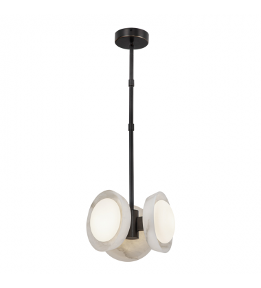 PD320313UBAR-UNV-Alonso 13-in Urban Bronze/Alabaster LED Pendant