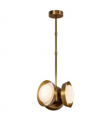 PD320313VB-Alonso 13-in Vintage Brass LED Pendant PD320313VB-Alonso 13-in Vintage Brass LED Pendant