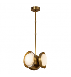 PD320313VB-UNV-Alonso 13-in Vintage Brass LED Pendant