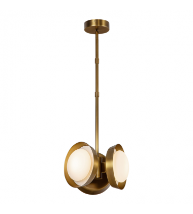 PD320313VB-UNV-Alonso 13-in Vintage Brass LED Pendant