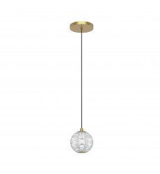  PD321201NB-Marni 5-in Natural Brass LED Pendant
