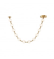 PD321712NB-Marni 12 Head Natural Brass LED Pendant PD321712NB-Marni 12 Head Natural Brass LED Pendant