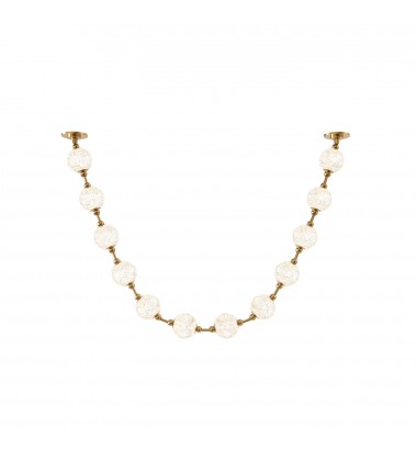 PD321712NB-RT-Marni 12 Head Natural Brass LED Pendant