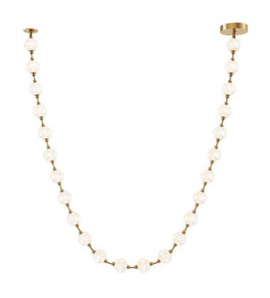 PD321724NB-Marni 24 Head Natural Brass LED Pendant  PD321724NB-Marni 24 Head Natural Brass LED Pendant