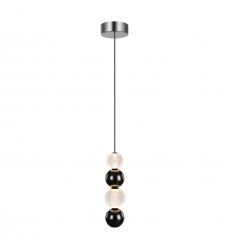 PD321815PN-Onyx 5-in Polished Nickel LED Pendant  PD321815PN-Onyx 5-in Polished Nickel LED Pendant
