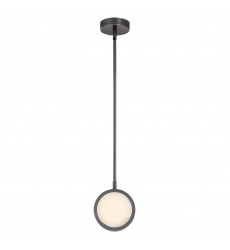  PD325106UBAR-Blanco 6-in Urban Bronze/Alabaster LED Pendant