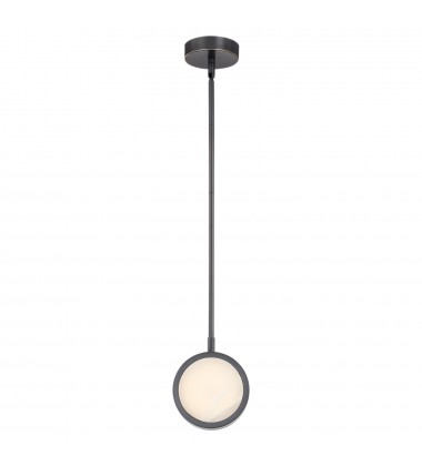 PD325106UBAR-Blanco 6-in Urban Bronze/Alabaster LED Pendant  PD325106UBAR-Blanco 6-in Urban Bronze/Alabaster LED Pendant