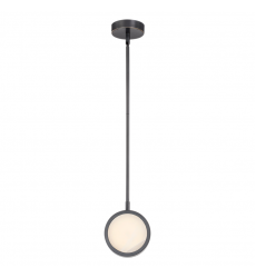 PD325106UBAR-UNV-Blanco 6-in Urban Bronze/Alabaster LED Pendant