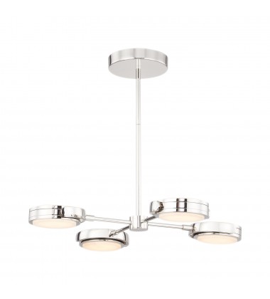 PD325428PNAR-Blanco 28-in Polished Nickel/Alabaster LED Pendant  PD325428PNAR-Blanco 28-in Polished Nickel/Alabaster LED Pendant